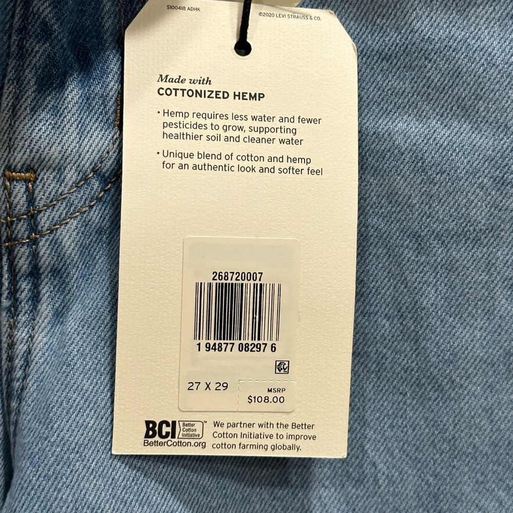 Levi’s Women’s High Loose Jeans NEW WITH TAGS 27x29 - Picture 5 of 7